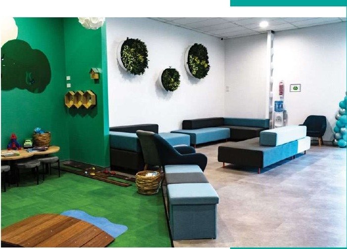 Elm Rd. waiting room